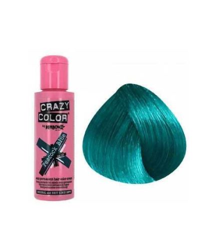 Crazy Color 45" Peacock Blue"