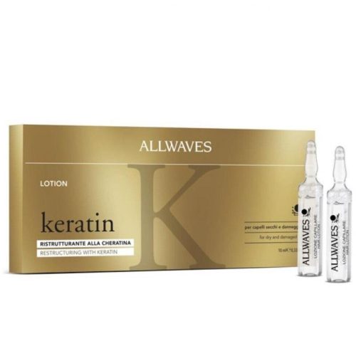 Allwaves - Regeneráló keratin ampulla (12 x 10ml)