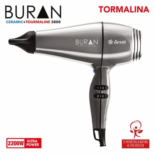 Ceriotti Buran 3800 Ceramic & Tourmaline hajszárító 2200W szürke