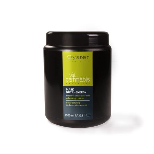 CANNABIS MASK NUTRI-ENERGY 1000ml - maszk száraz, töredezett, sérült hajra