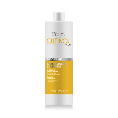 CUTINOL PLUS DISCIPLINE SHAMPOO - Makadámia & Monoi olaj - fegyelmező sampon egyenes hajra 1000ml