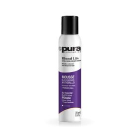   BLOND LIFE NO-YELLOW ELASTICISING MOUSSE sárgulás elleni hajhab szőke hajra - 200ml