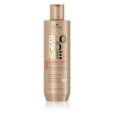 Schwarzkopf BlondMe Mindenszőke Rich balzsam 250 ml