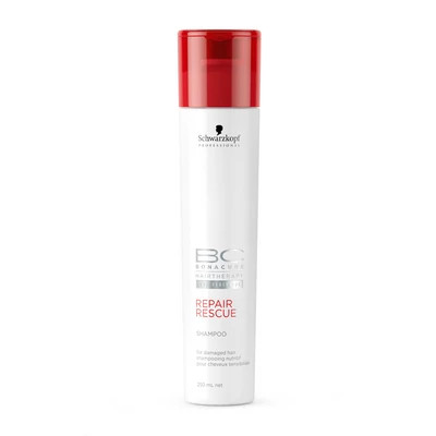 Schwarzkopf Bonacure Repair Rescue Mélyen Ápoló és Regeneráló Hajsampon 250 ml