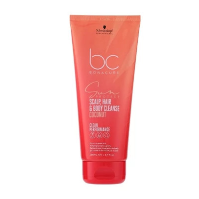 Schwarzkopf Bonacure Sun Protect Scalp, Hajsampon és Tusfürdő 200 ml