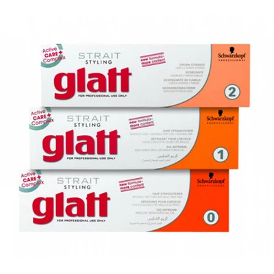 Schwazkopf Strait Styling Glatt hajkiegyenesítő szett "1" 82+80 ml
