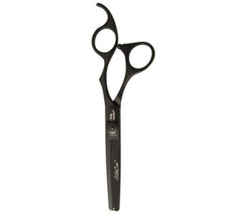 Olivia Garden olló Silkcut 6.35 ritkító Matt Black