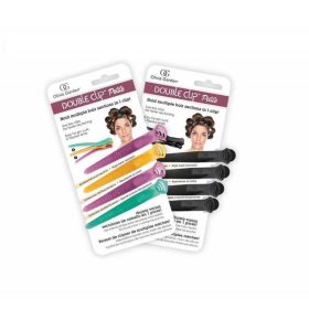 Olivia Garden Double Clip Petite/4db BLACK